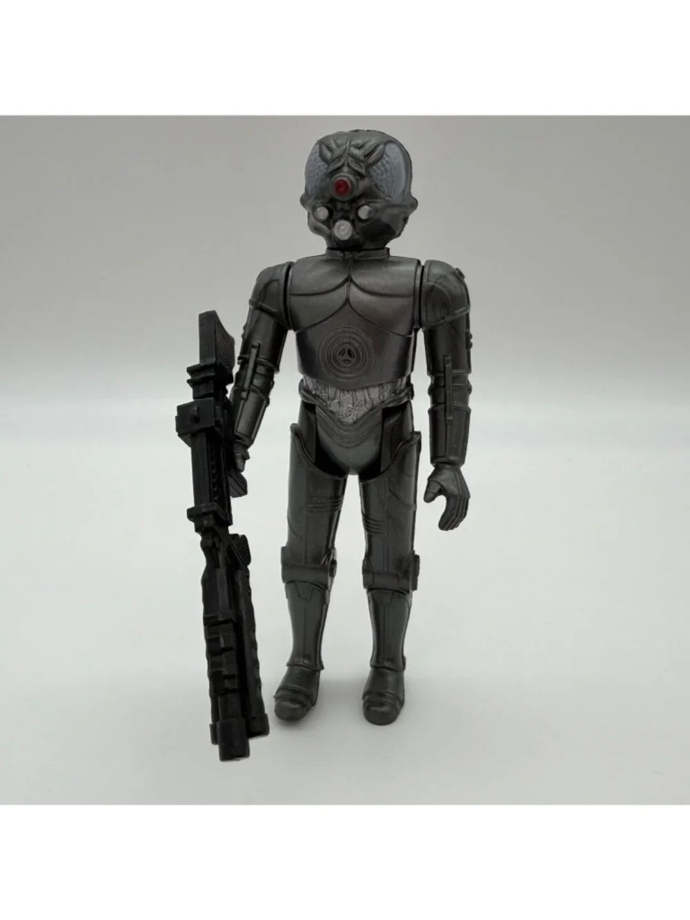 Vintage 1982 Kenner Star Wars Zuckuss 4-LOM Bounty Hunter Figure Rifle Hong Kong